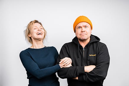 Två Eduhouse medarbetare 